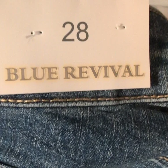 Blue Revival Recycled Y2K Boot Cut Monaco Jeans Size 28 NWT